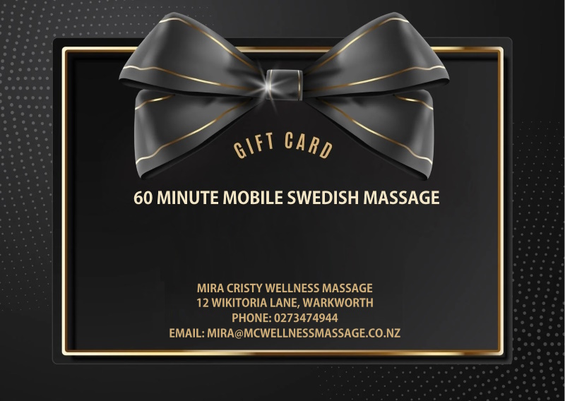 Gift Card – 60 minute Mobile Swedish Massage